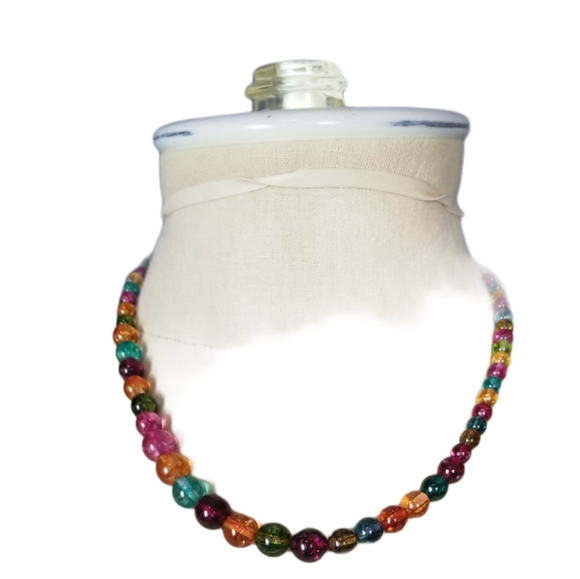 Beautiful Multicolor Bead Necklace - Picture 2 of 5